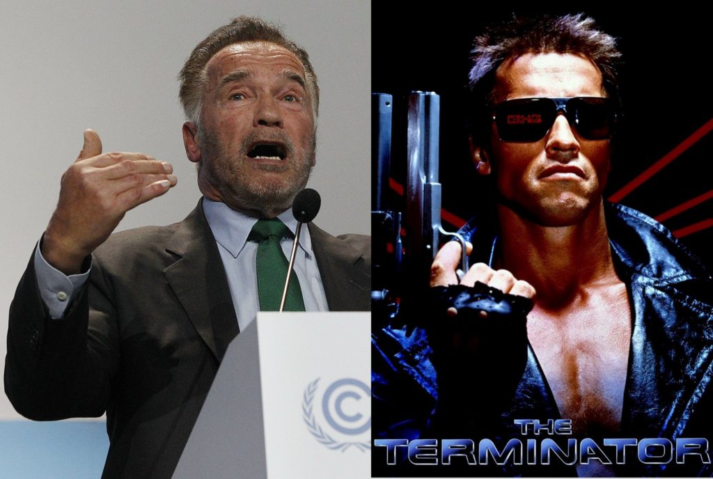 Arnold Schwarzenegger 2018 vs 1984