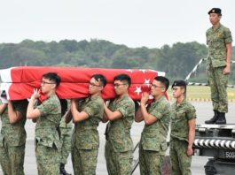 Body of Aloysius Pang Wei Chong arrived back in Singapore