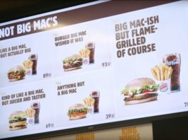 Burger King trolls McDonald's with "Not Big Mac" Menu