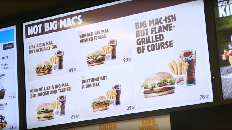 Not Big Mac's Burger King trolls