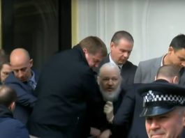 Julian Assange Wikileaks co-founder arrested at Ecuadorian embassy in London