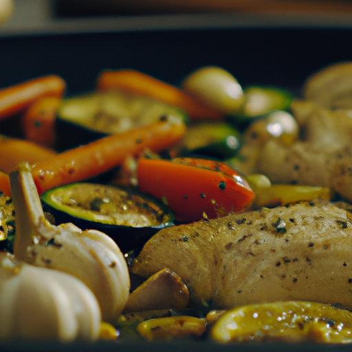 One-Pan Garlic Herb Chicken and Roasted Vegetables