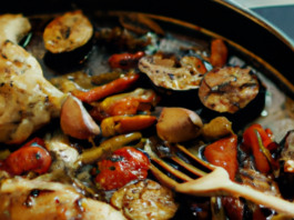 One-Pan Garlic Herb Chicken and Roasted Vegetables