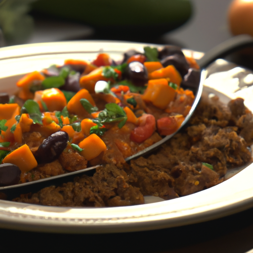 Vegan Quinoa Chili with Sweet Potato and Black Beans