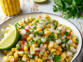 Mexican Street Corn Salad with Lime-Cilantro Dressing