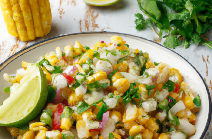 Mexican Street Corn Salad with Lime-Cilantro Dressing