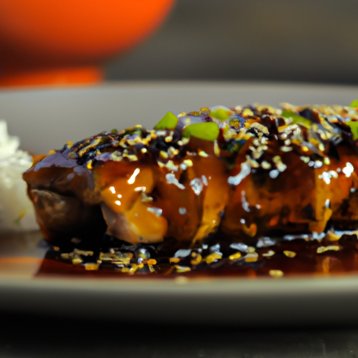 Teriyaki Glazed Salmon with Sesame Ginger Sauce