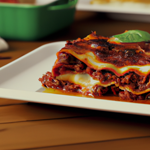 Classic Beef Lasagna with Ricotta and Mozzarella
