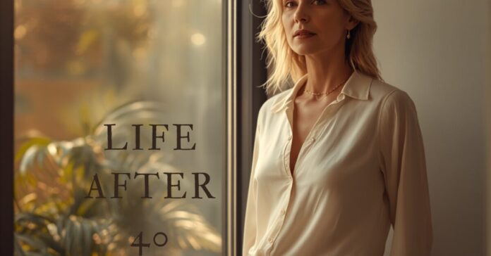 Confident woman embodying calm self-assurance, representing what life after 40 can feel like